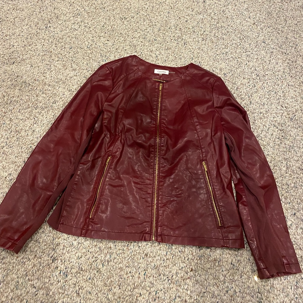 dark red nice jacket